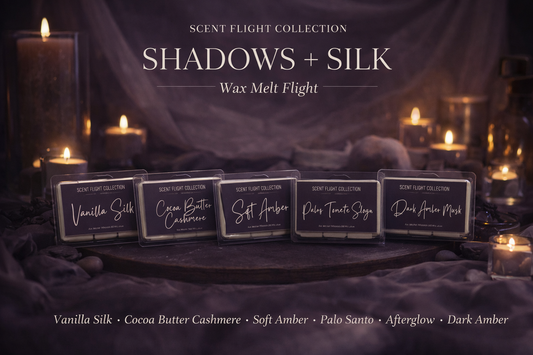 Shadows + Silk Wax Melt Flight